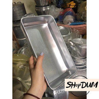 Combo 2 Khay nhôm để đá để đồ ăn size 26*14
