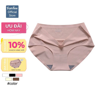  Quần Lót Nữ SUNTEE Vải Thun Lạnh Cao Cấp Mềm Mại Không Đường May 