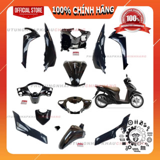 [LẺ MÓN] Dàn áo Vision 110 K44 2015 2016 2017 màu Đen Bóng chính hãng, áo sơn vision 2014 2018 2019 2020