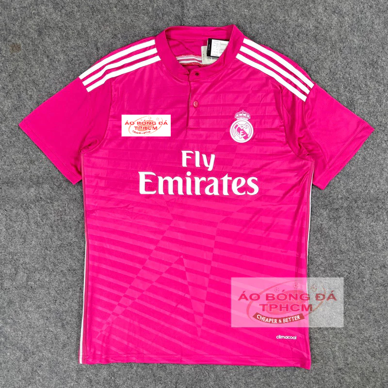 Retro.REAL.14/15 - Áo Bóng Đá RETRO CLASSIC hàng Thái cao cấp - Retro.REAL Hồng