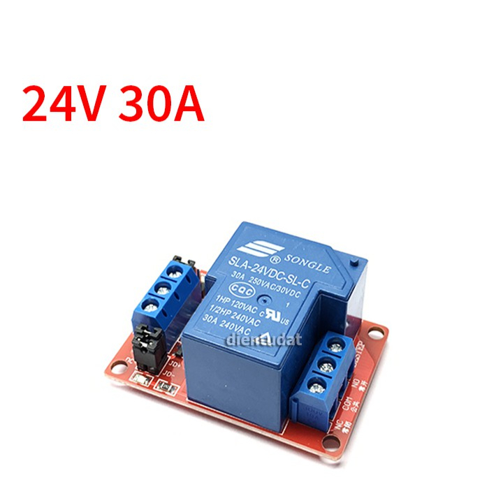 Module 1 Relay 30A 24V Opto Cách Lý