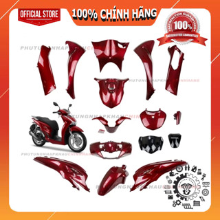 [LẺ MÓN] Dàn áo SH 160i, SH 125i màu Đỏ Đô 2023 2024, SH 150i 2020 2021 2022 chính hãng