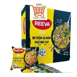 [ MÌ TRỘN REEVA ] THÙNG 30 GÓI Mì REEVA Mì Trộn Gà Nấm Phô Mai Cay Gói 85g