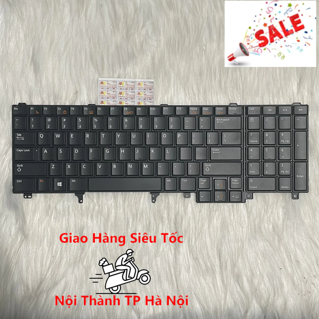 Bàn Phím Laptop Dell Latitude E6520 E6530 E6540 E5520 E5520M E5530 NEW 100%