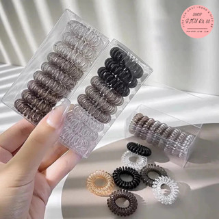 Hộp 9 Dây Buộc Tóc Lò Xo Co Giãn Tốt Thời Trang Hàn Quốc 88817 Siêu Rẻ 88