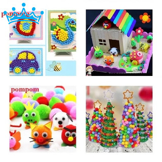 Pompom 200 quả nhiều kích thước