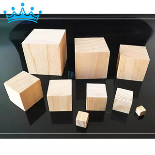 Khối gỗ mộc 3cm x 3cm x 3cm - cube 3cm
