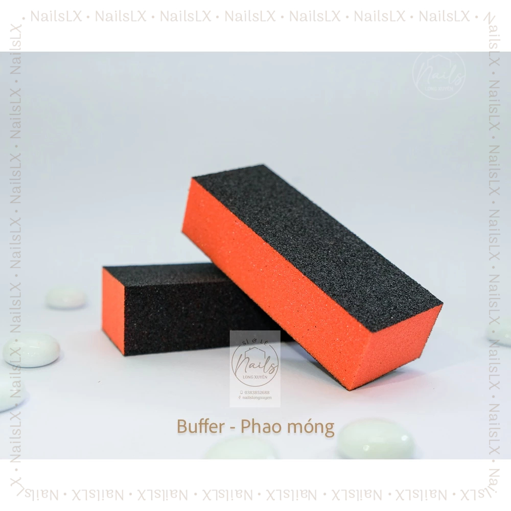 Lẻ 1 phao cam nhám phao móng buffer (Cái) dũa móng làm nail