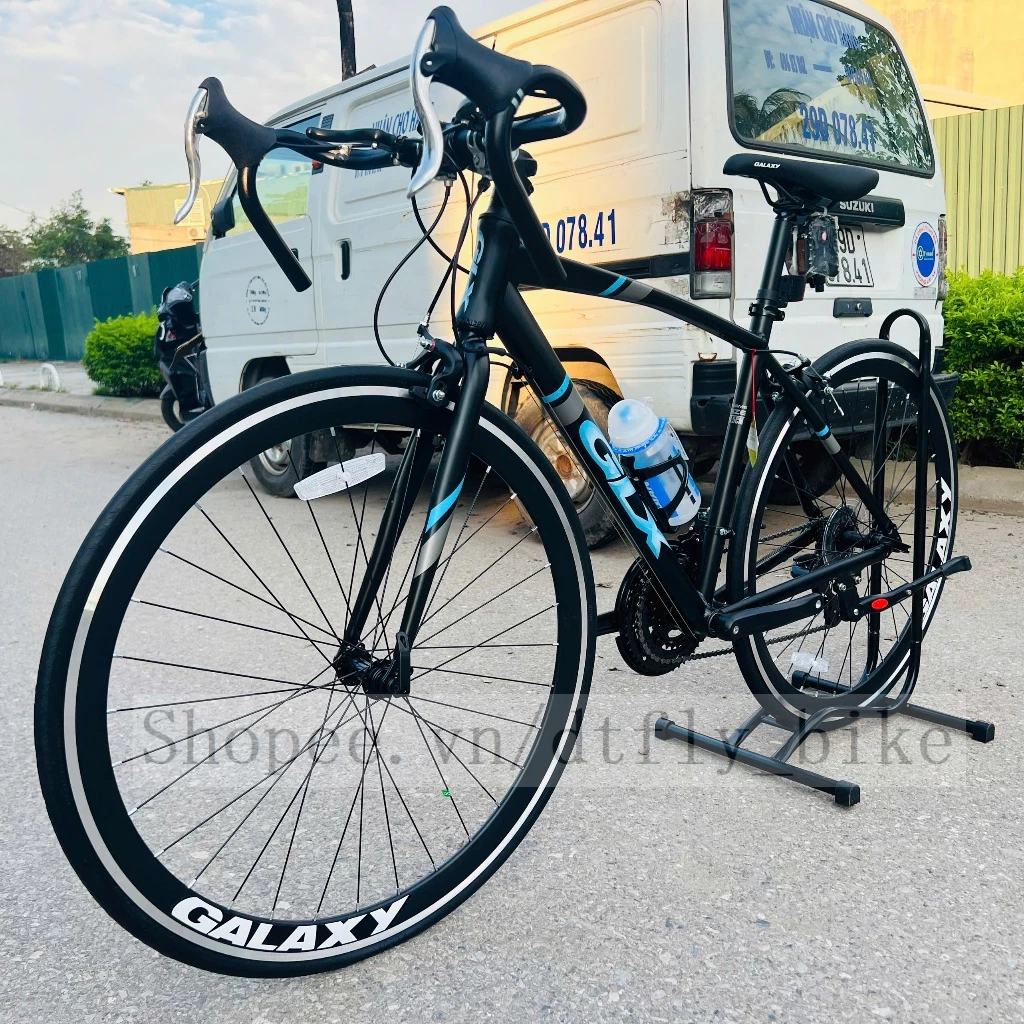 [Freeship Toàn Quốc] Xe Đạp Đua Road Galaxy LP400 Mẫu Mới Khung Nhôm, Bộ Đề Shimano 21 Tốc Độ,Vành N