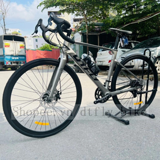 Xe Đạp Road DTFLY R5 Khung Nhôm Siêu Nhẹ Không Mối Hàn Chuẩn 6061, Tay Đề Lắc LTWO R5, Phanh Đĩa Cơ, Vành Nhôm 700C