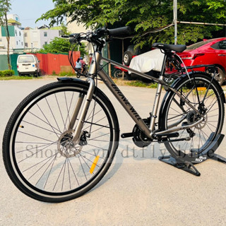 Xe Đạp Touring BRAVE WILL A800 Khung Nhôm Sơn Tĩnh Điện Không Mối Hàn Chuẩn 6061,Vành Nhôm 700C, Bộ Đề Shimano 21 Tốc Độ