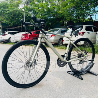 Xe Đạp Đua Road GOOSE GT-360 Model 2024 Khung Nhôm Không Mối Hàn, Tay Đề Lắc 2 Lưỡi PFT, 3 Đĩa 8 Líp 24 Tốc Độ,Đùi Nhôm