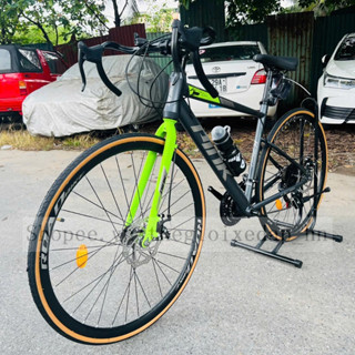 Xe Đạp Đua Road PINK K750 Mẫu Mới Khung Thép Sơn Tĩnh Điện,Vành Thép 700C, Bộ Đề SUNRISE 3 Đĩa 7 Líp, Phanh Đĩa Cơ