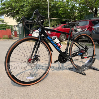Xe Đạp Road MAIDU Khung Nhôm Sơn Tĩnh Điện, Vành Nhôm 700C, Dây Âm Sườn, Bộ Đề Shimano 21 Tốc Độ, Đùi Đĩa Nhôm PROWHEL