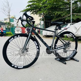 Xe Đạp Đua Road BULL TN400 Khung Nhôm Sơn Tĩnh Điện, Bộ Đề Shimano 21 Tốc Độ, Vành Nhôm 700C, Đùi Nhôm Prowhel, Dây Âm