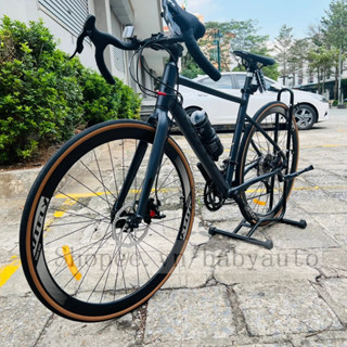 Xe Đạp Road DTFLY R5009 Khung Nhôm Siêu Nhẹ Không Mối Hàn Chuẩn 6061, Tay Đề Lắc LTWO R5, Phanh Đĩa Trợ Lực Dầu X-Tech