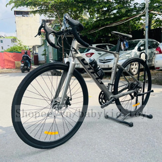 Xe Đạp Road DTFLY R5 Khung Nhôm Siêu Nhẹ Không Mối Hàn Chuẩn 6061, Tay Đề Lắc LTWO R5, Phanh Đĩa Cơ, Vành Nhôm 700C