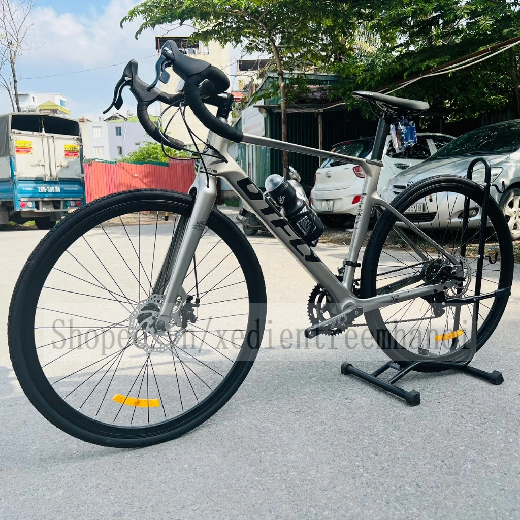 Xe Đạp Road DTFLY R5 Khung Nhôm Siêu Nhẹ Không Mối Hàn Chuẩn 6061, Tay Đề Lắc LTWO R5, Phanh Đĩa Cơ, Vành Nhôm 700C