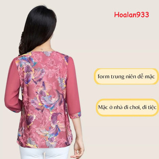 áo sơ mi nữ trung niên cao cấp (sm thêu)