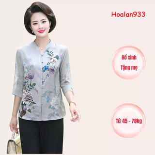 Áo sơ mi  cho người già_hàng sẵn ( SM hoa thuoc duoc) 🎉🎉