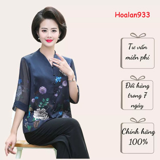 Áo sơ mi  cho người già_hàng sẵn ( SM hoa thuoc duoc) 🎉🎉