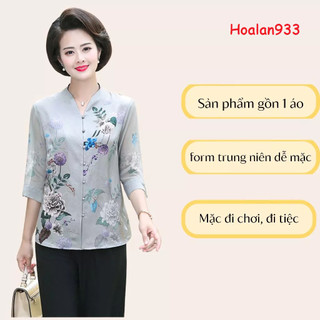 Áo sơ mi  cho người già_hàng sẵn ( SM hoa thuoc duoc) 🎉🎉