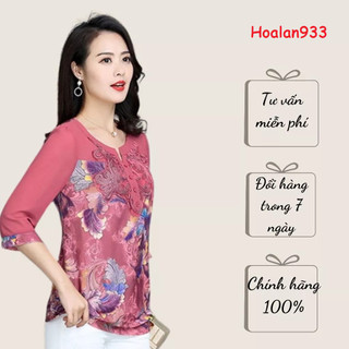 áo sơ mi nữ trung niên cao cấp (sm thêu)