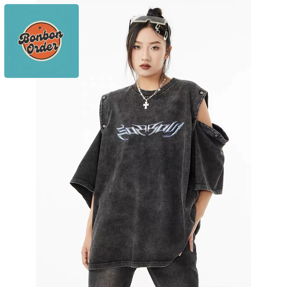 [SẴN XL] ÁO PULL ULZZANG TAY LỠ FORM RỘNG MẶC 2 KIỂU - [Bonbon Order Ulzzang]