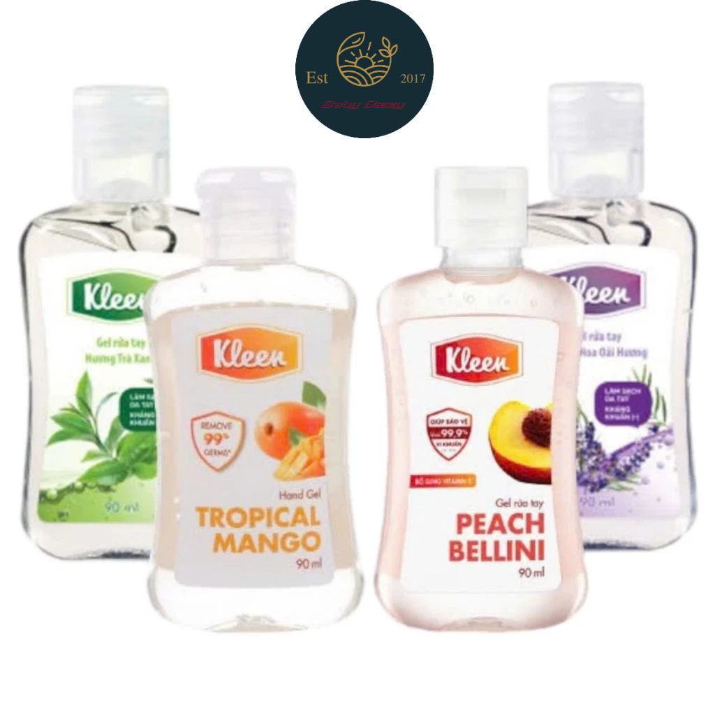 (4 MÙI) Gel rửa tay khô Kleen 90ml