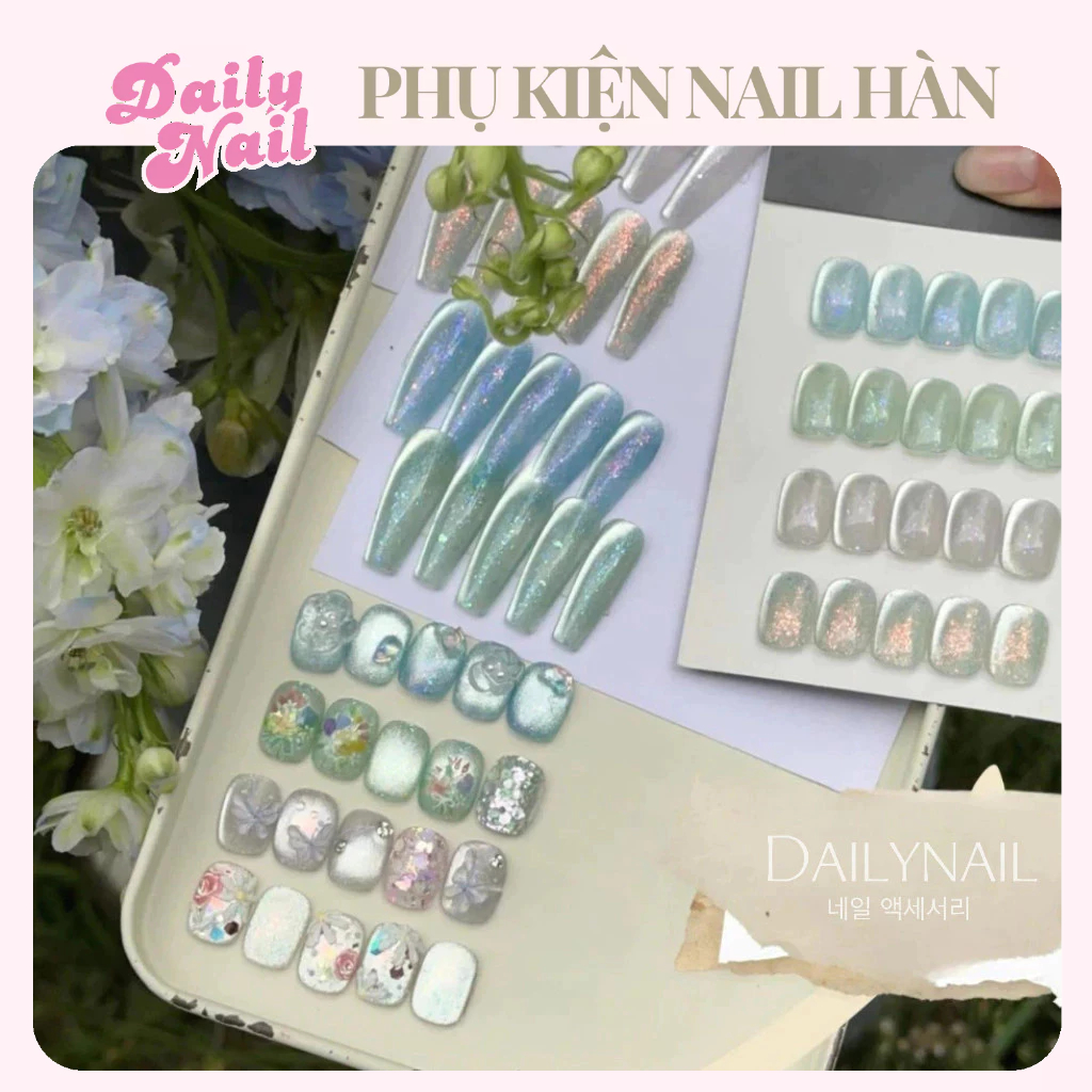 Sơn Gel Mắt mèo Kim cương ánh Trắng AdheRe - Đồ Nail Daily 💅🏻