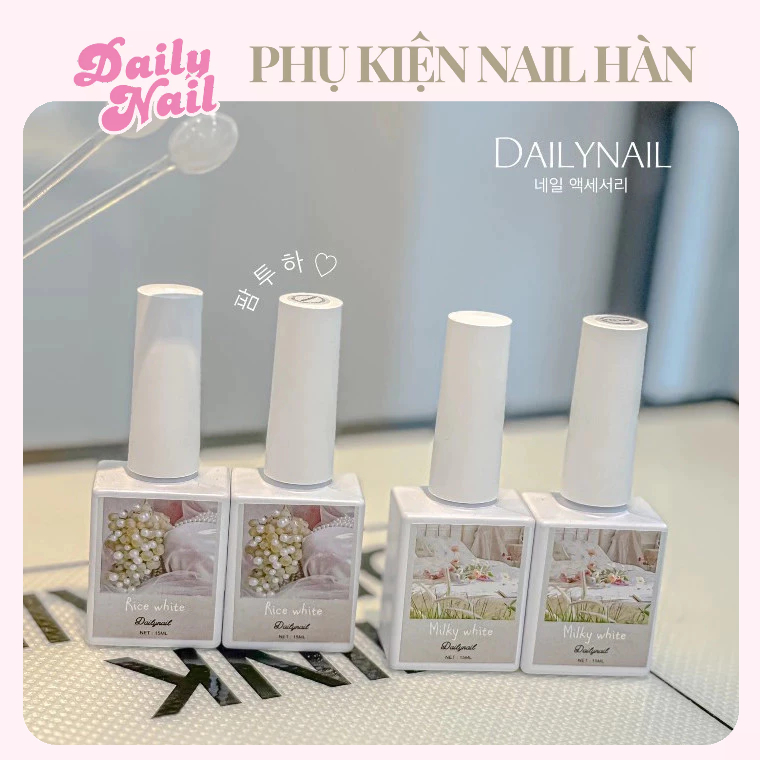Sơn Gel Nước gạo Daily Siêu mướt - Đồ Nail Daily 💅🏻