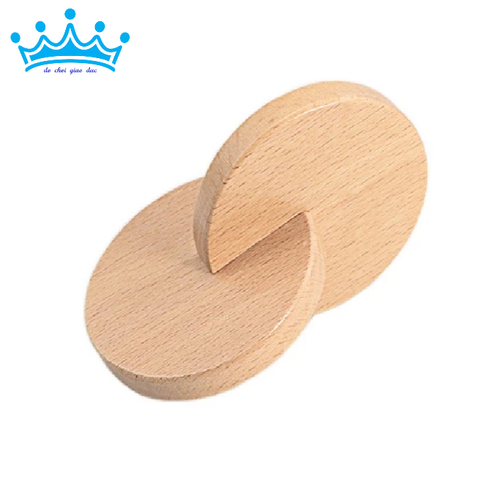 Xúc xắc 2 đĩa Montessori - Interlocking Discs