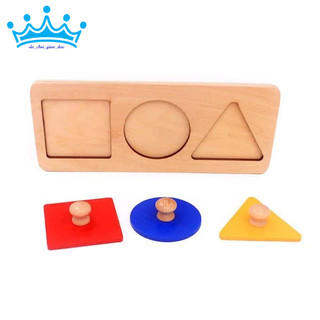 Ghép hình 3 hình cơ bản - Basic Shapes Puzzle