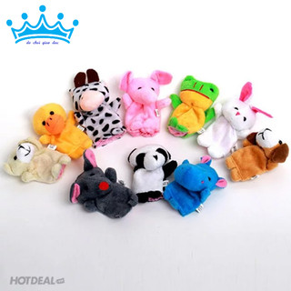 Rối ngón tay 10 con vật, rối ngón tay động vật 10 con