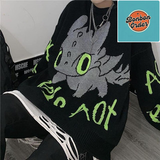 ÁO LEN ULZZANG HÌNH THÚ CỰC CHẤT - [Bonbon Order Ulzzang]