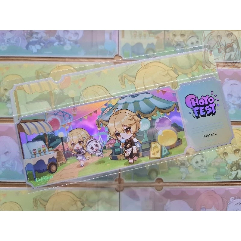 Vé Hologram Kỷ Niệm HoyoFest 2024 - Genshin Impact - Honkai: Start Rail - Honkai Impact 3rd - Zenles