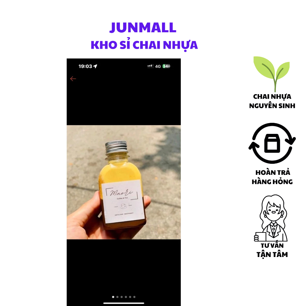 Combo 10 Chai nhựa trong chai nhựa 30ml 40ml 50ml 75ml 100ml 120ml kèm nắp | BigBuy360 - bigbuy360.vn