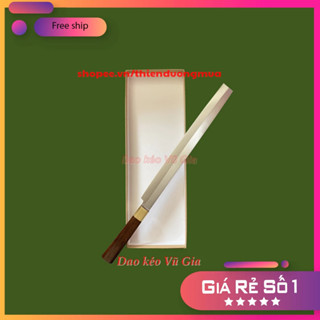 Dao sashimi làm bằng thép nhật  cán cẩm khâu đồng - siêu sắc bén - Hàng loại 1 - Dụng cụ nhà bếp