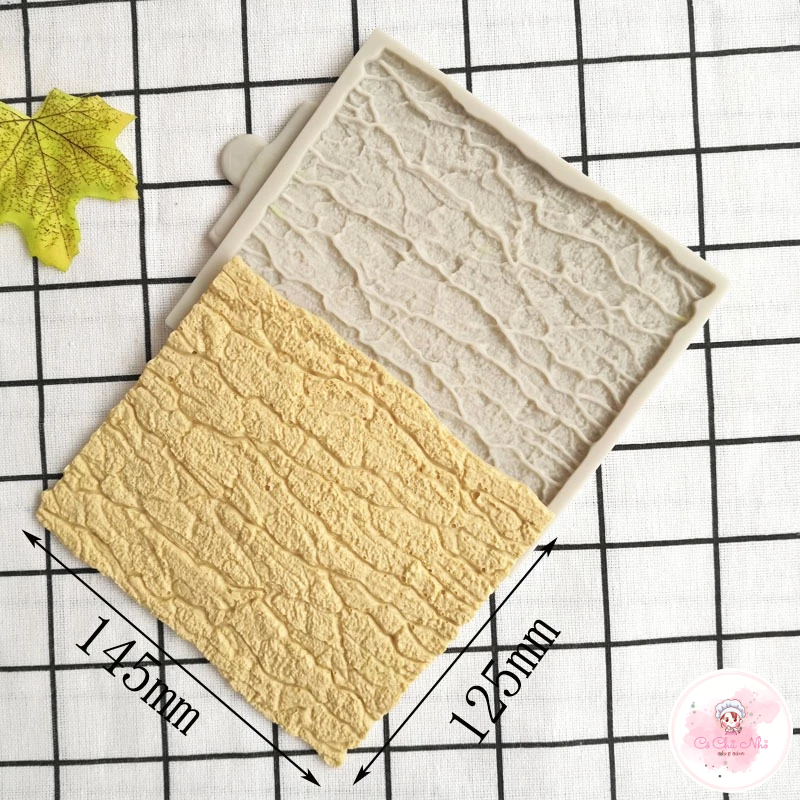 Khuôn Silicon vỏ thân cây đẹp (12*14cm)