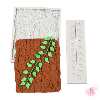 Khuôn Silicon vỏ thân cây đẹp (12*14cm)