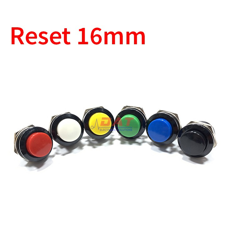 Nút Nhấn Reset 16mm R13-507