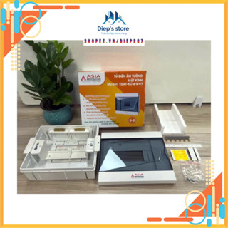  Tủ điện Asia tủ Át Asia tủ Aptomat Asia mặt kính Trong thân nhựa ABS siêu bền chống nước IP44 