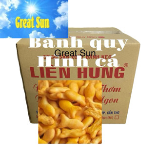 Thùng bánh quy 5kg hình cá Liên Hưng