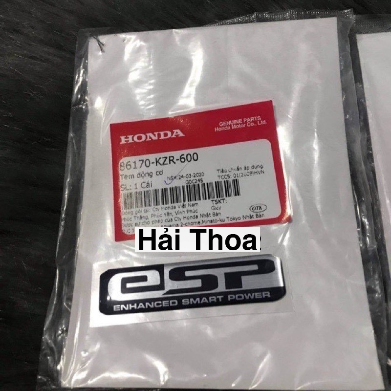 Tem Chữ ESP Honda (86170KZR600)