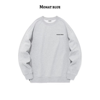 [ OUTLET ] MONAT BLUE Basic Grey - Áo Sweater nỉ chân cua unisex