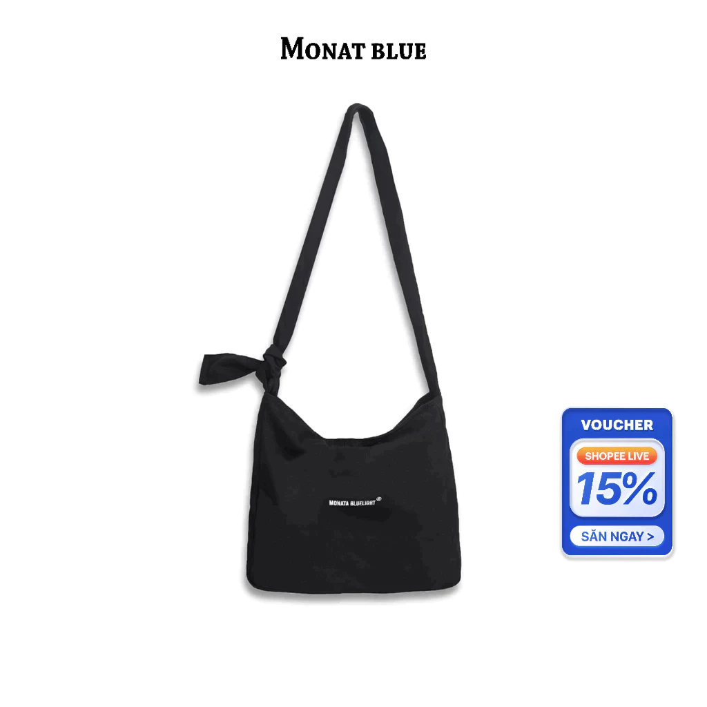 MONAT BLUE  - TÚI MESSENGER CANVAS BAG