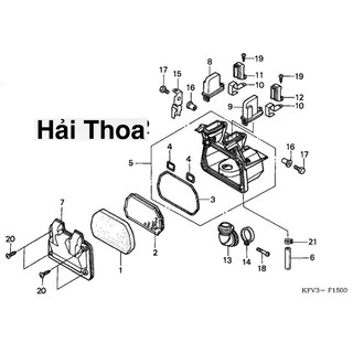Fun Bộ Bầu Lọc Gió Dream Honda