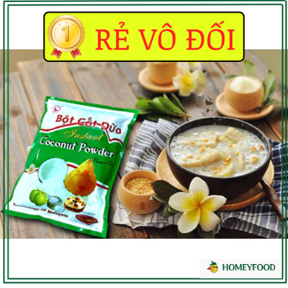 Bột cốt dừa không đường - hiệu Tuấn Phương - gói 50g
