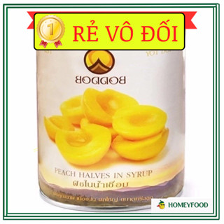 Đào ngâm Thái Lan Boddob YotDoi / Dedu hũ 820g