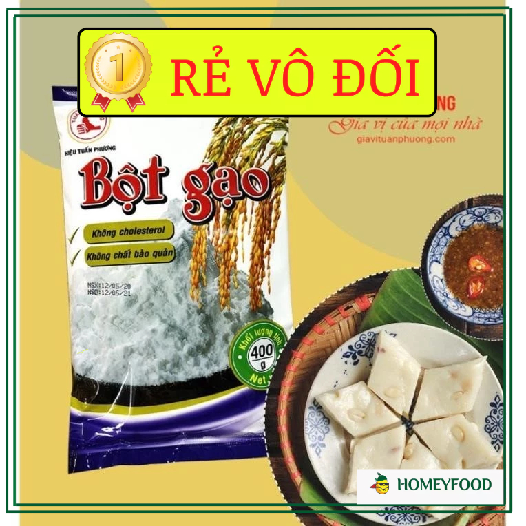 Bột Gạo / Bột Tẻ Tuấn Phương 400g